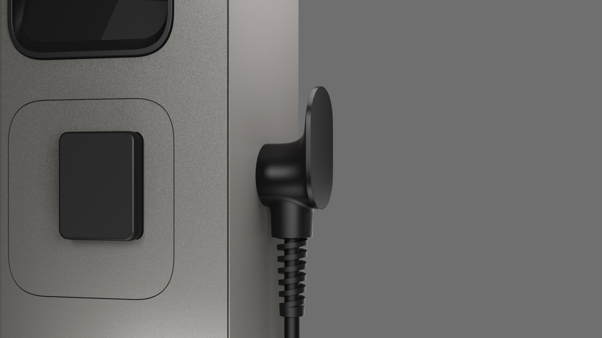 Etrel INCH DUO charger concept with attached cable